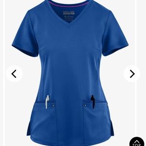 HEALING HANDS SCRUBS TOP *LIKE NEW*